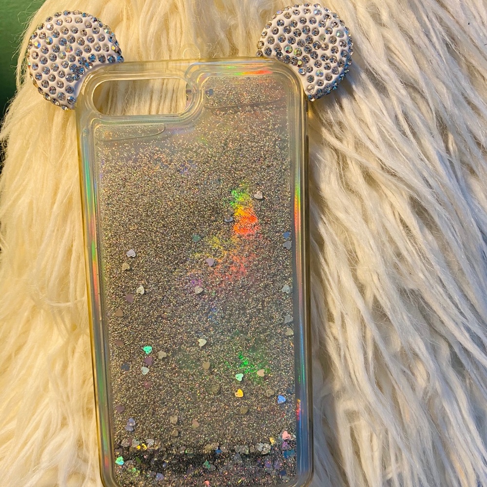 Sparkly glitter iphone 7plus phone case